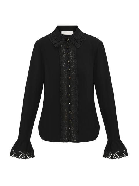Zimmermann LACE TRIM SHIRT