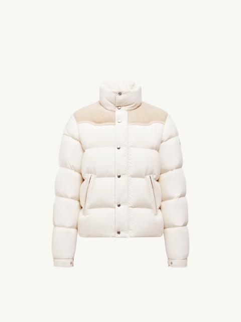 Verine Suede-Trimmed Short Down Jacket