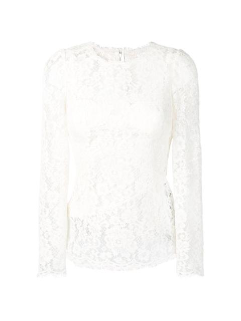 floral lace top