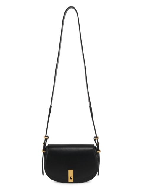 Polo Ralph Lauren Women's Mini ID Leather Saddle Bag - Black