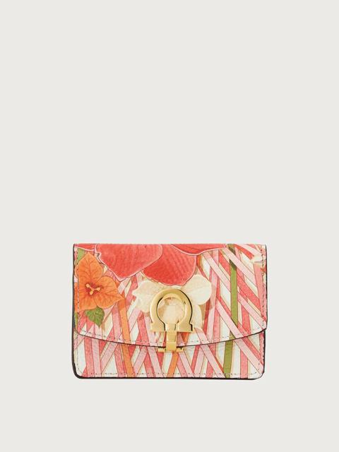 FERRAGAMO GANCINI BUSINESS CARD HOLDER
