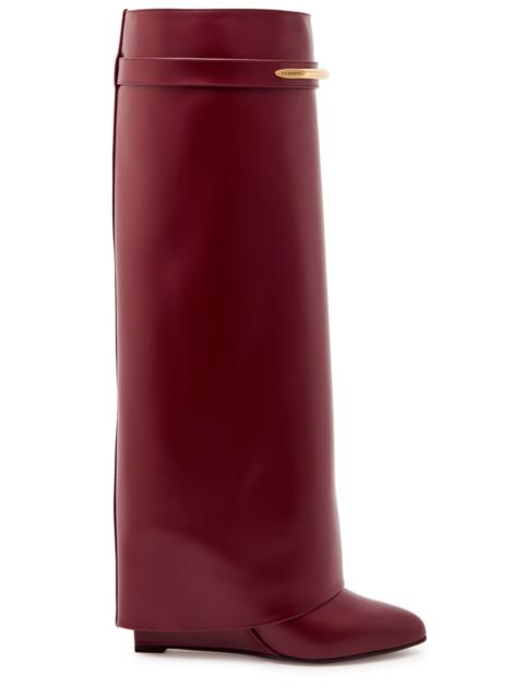 Givenchy Givenchy Shark 95 Leather Knee-high Boots