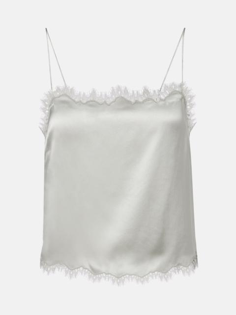 DÔEN Loure lace-trimmed silk camisole