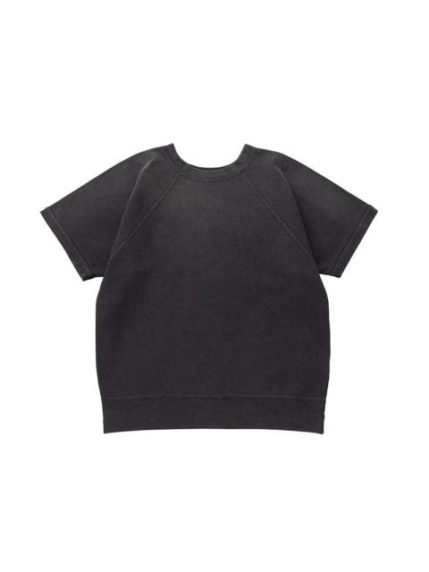 visvim RAGLAN SWEAT S/S CRASH W BLACK