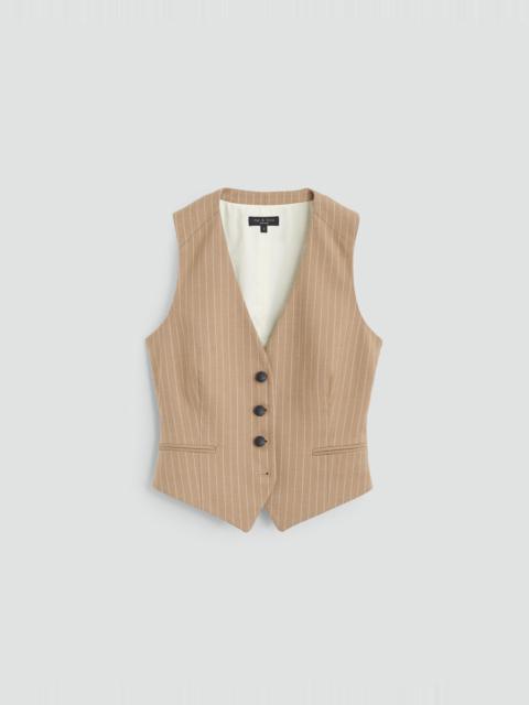 Priya Striped Wool Vest
Tailored Fit