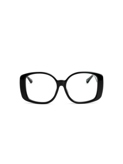 LINDA FARROW square-frame glasses