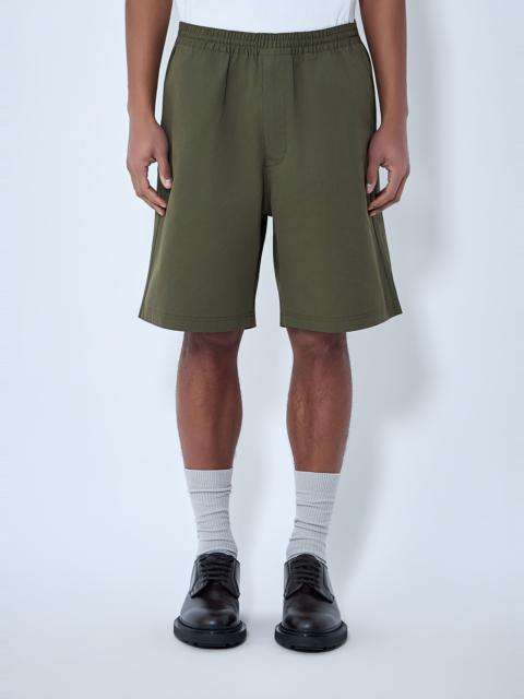 Prada Elastic Waist Cotton Shorts