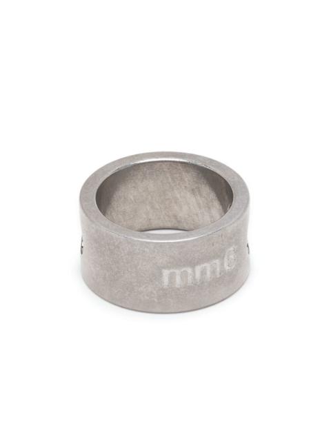 MM6 Maison Margiela engraved band ring