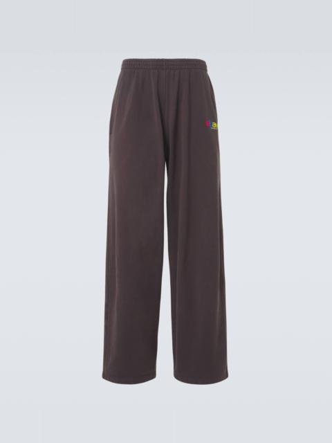 BALENCIAGA Printed cotton jersey sweatpants