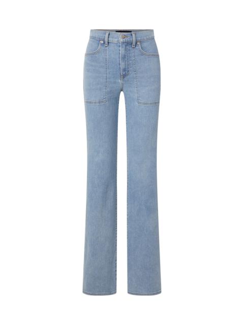 VERONICA BEARD CROSBIE SLIM WIDE LEG | PATCH POCKETS