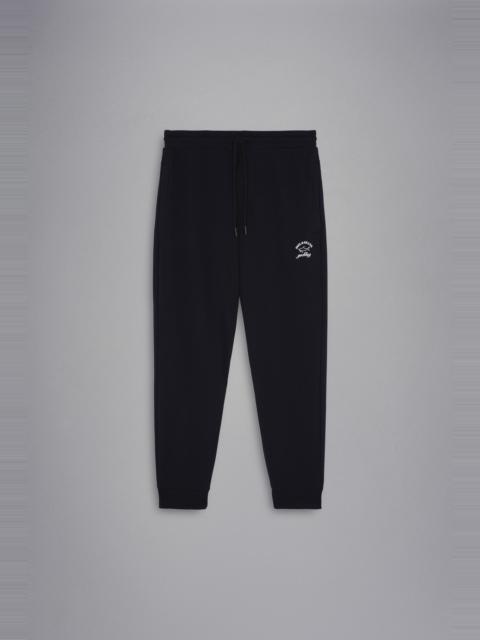 Paul & Shark SUPER SOFT STRETCH COTTON TRACKPANTS WITH REFLEX PRINT