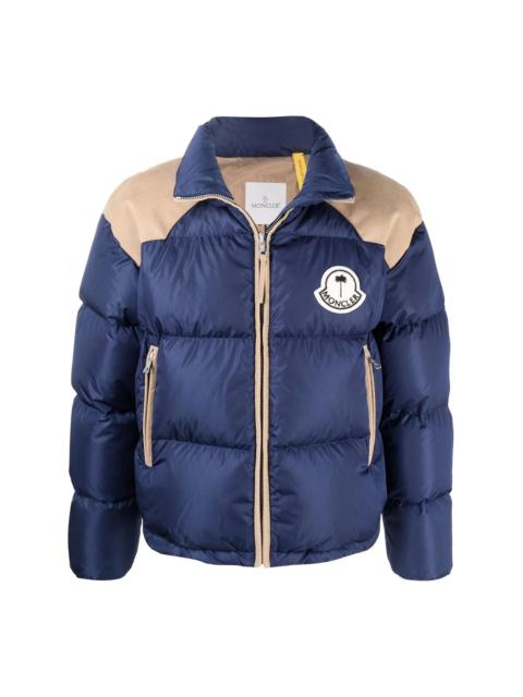 Palm Angels x Moncler logo-patch padded jacket