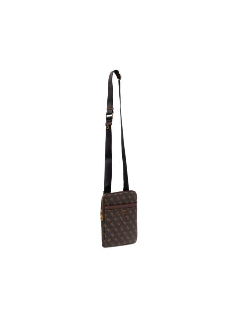 GUESS USA mini Milano monogram-print logo-plaque messenger bag