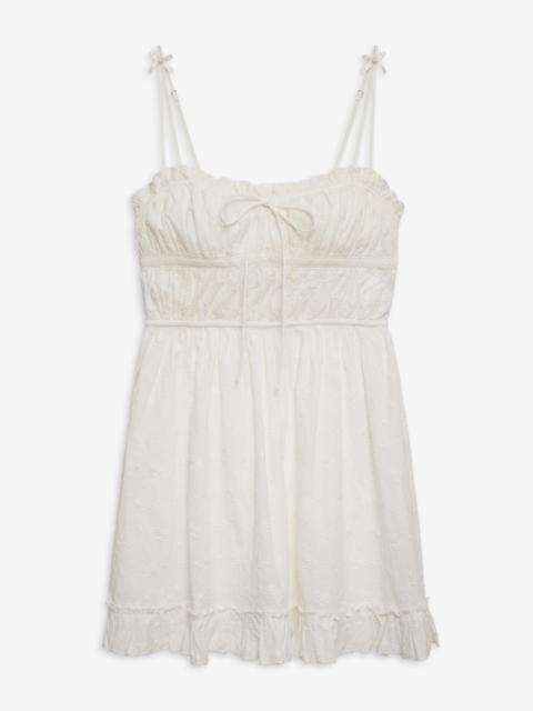 For Love & Lemons Edie Eyelet Slip Dress