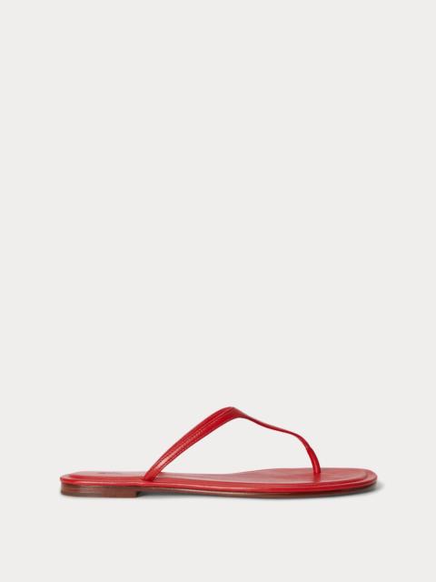 Polo Ralph Lauren Polo Play Leather Thong Sandal