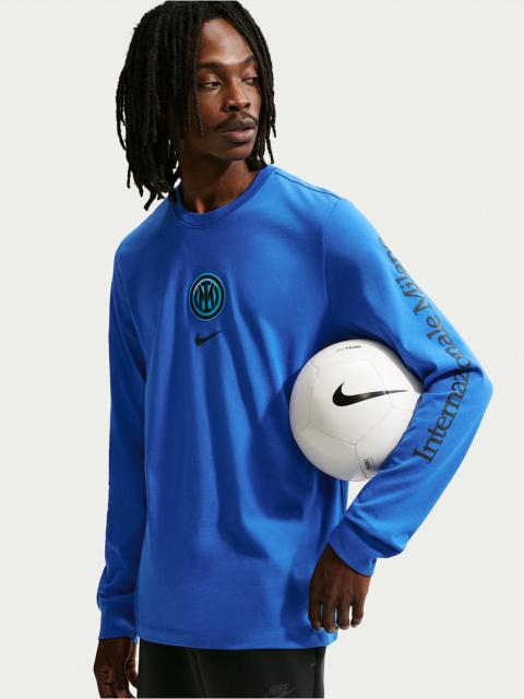 Nike Inter Milan Men's Nike Soccer Long-Sleeve T-Shirt