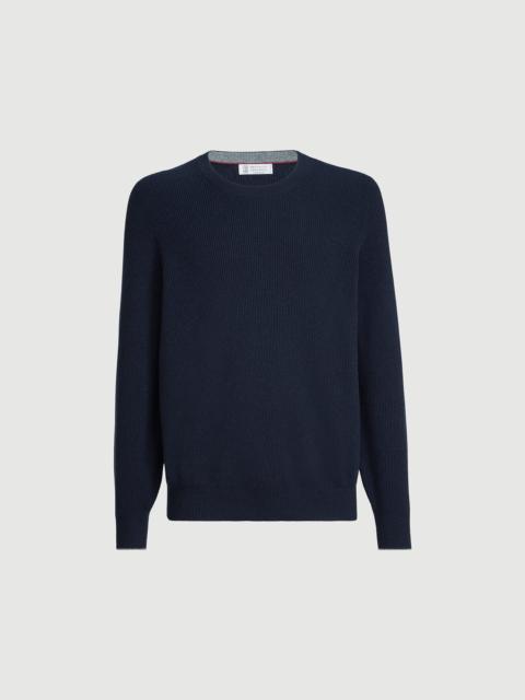 Brunello Cucinelli Cashmere English rib sweater