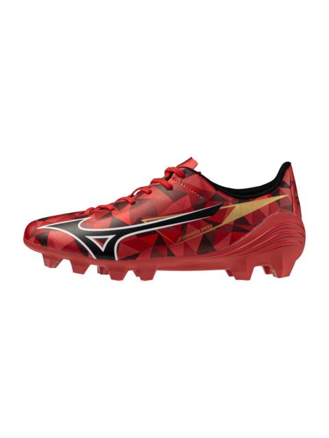 Mizuno Mizuno Alpha II Select Junior FG Firm Ground Soccer Cleat, Red/Black