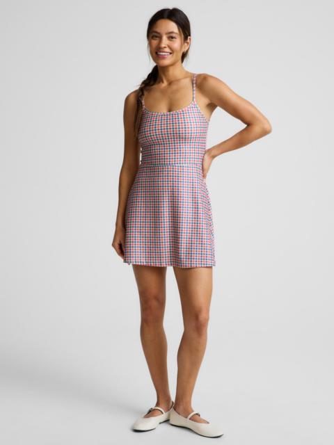 BEYOND YOGA Sunwashed Gingham Midweight Spacedye Forever Dress