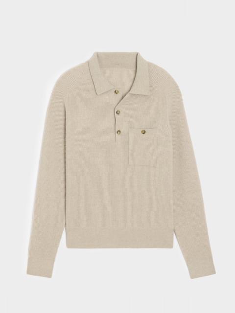 TODD SNYDER Made in Italy Cashmere Sweater Polo