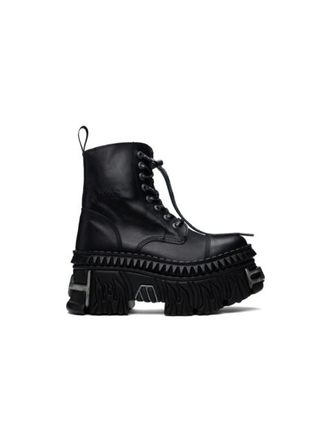 Black New Rock Edition Combat Boots