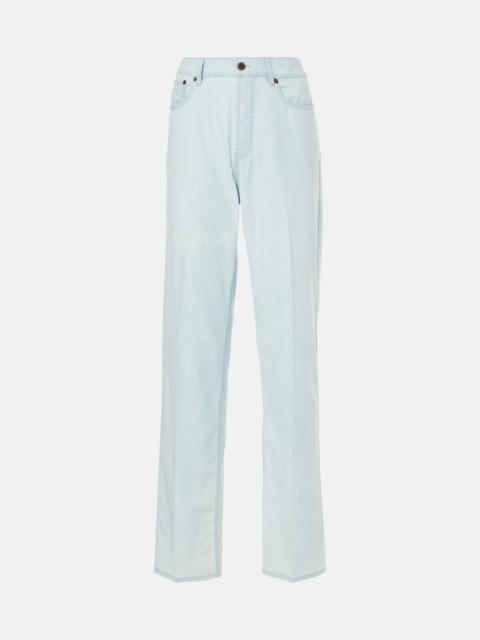 Miu Miu Low-rise straight jeans
