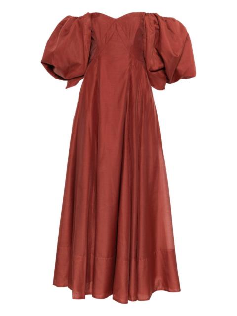 Aje. Jardin puff-sleeve gown