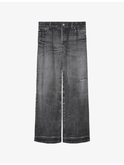 ALLSAINTS Tyler Wide-Leg Denim Jeans