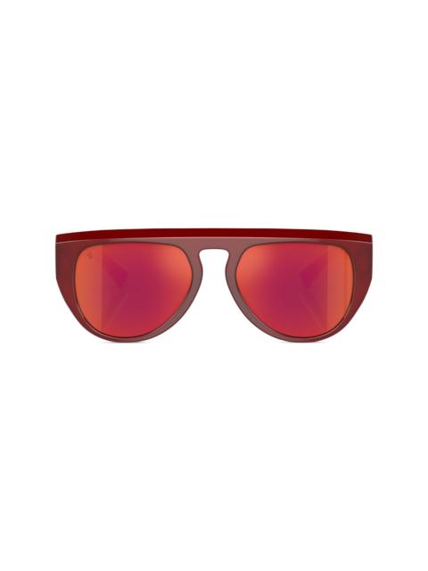Ferrari oval-frame sunglasses