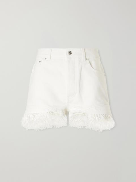rabanne Frayed Denim Shorts