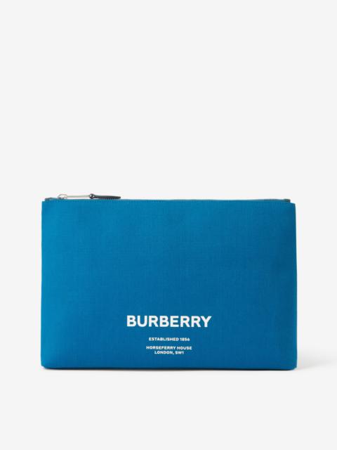 Burberry Horseferry Print Zip Pouch
