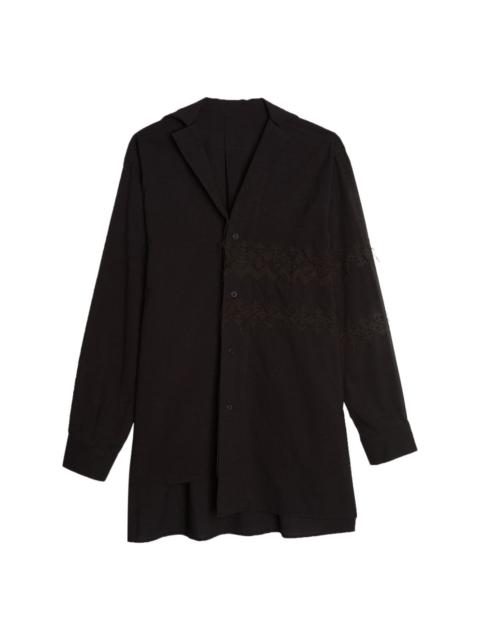 Yohji Yamamoto O-ASM embroidered-motif shirt