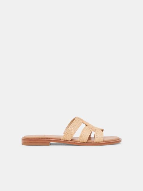 dolce vita EMON SANDALS LT NATURAL RAFFIA