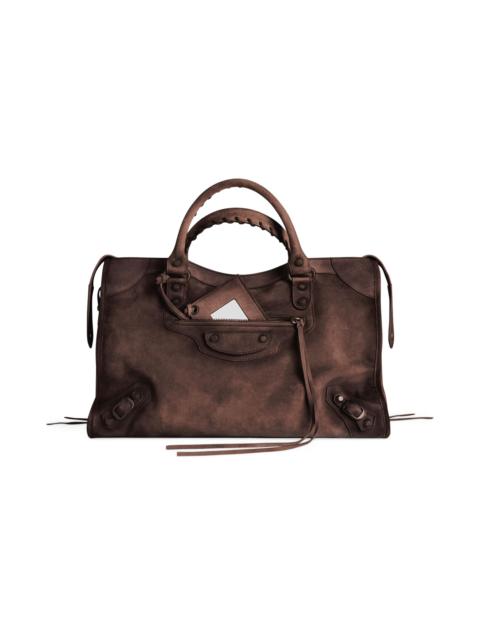 BALENCIAGA Women's Le City Medium Top Handle Bag - Light Espresso