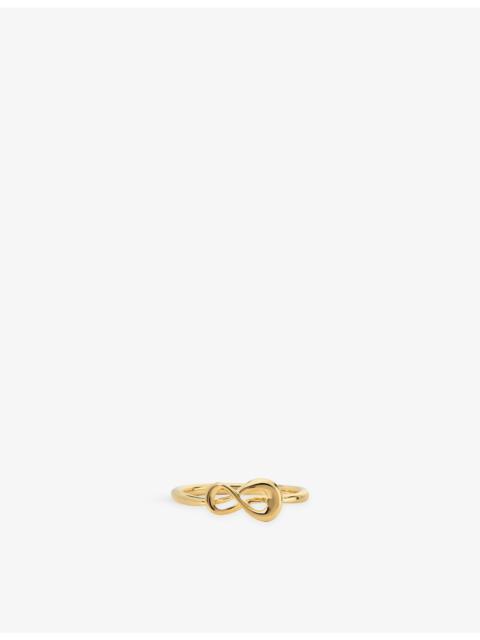 MONICA VINADER GP Infinity 18ct Yellow Gold Vermeil Ring