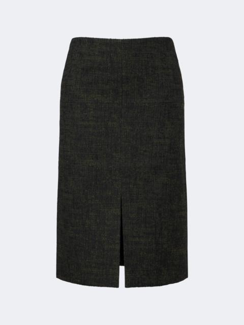 SHUSHU/TONG Tweed midi skirt
