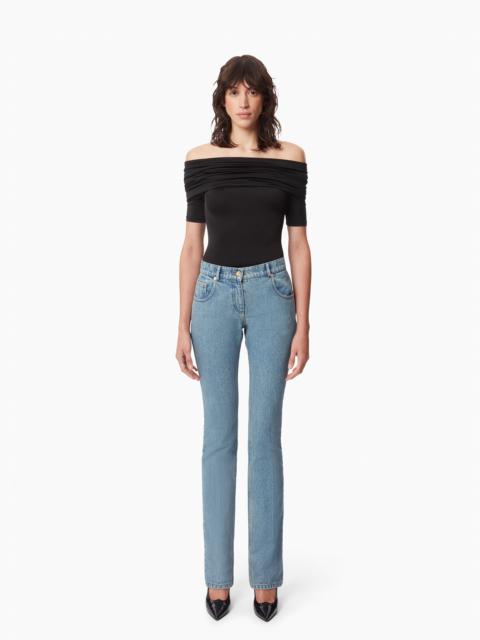 NINA RICCI SLIM DENIM PANTS