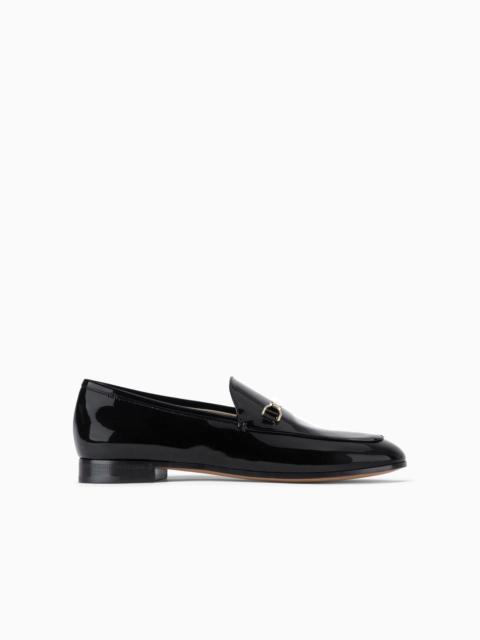GIORGIO ARMANI Patent-leather loafers