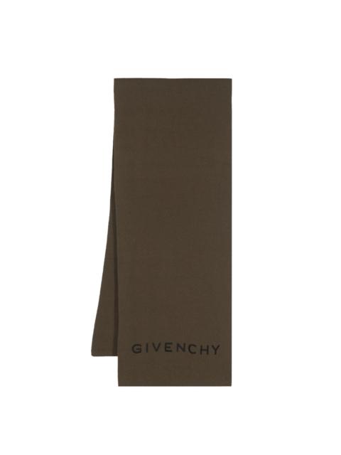Givenchy 4G-motif logo-embroidered scarf
