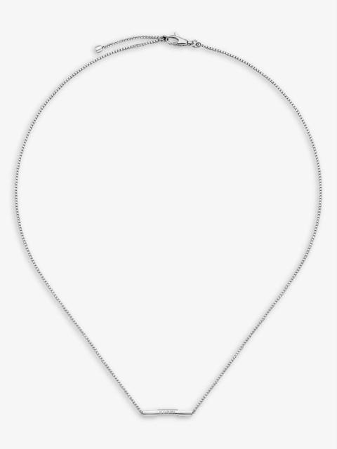 GUCCI Link to Love 18ct white-gold necklace