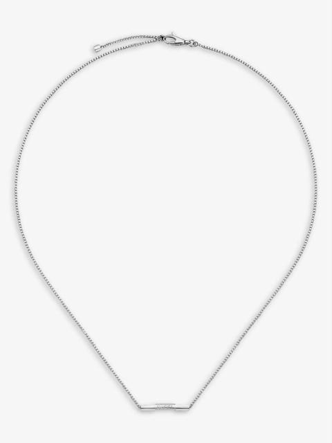 Link to Love 18ct white-gold necklace