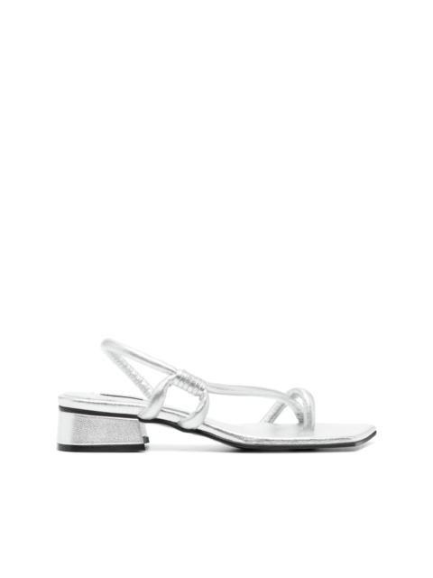 Noodle 40mm leather sandals