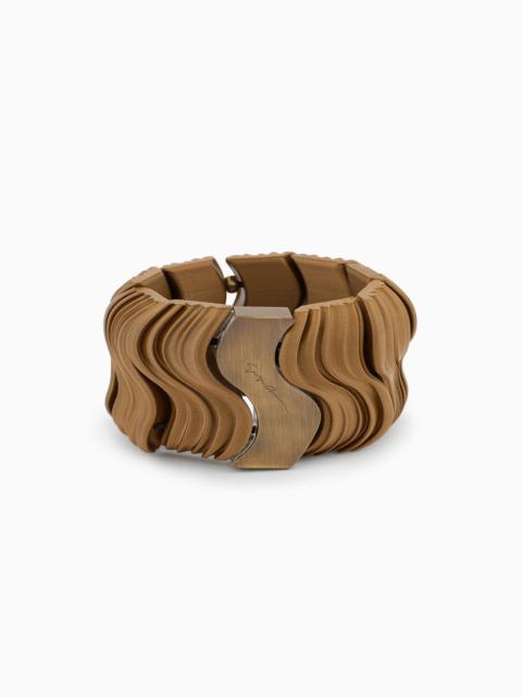 GIORGIO ARMANI Bracelet with a wave-effect motif