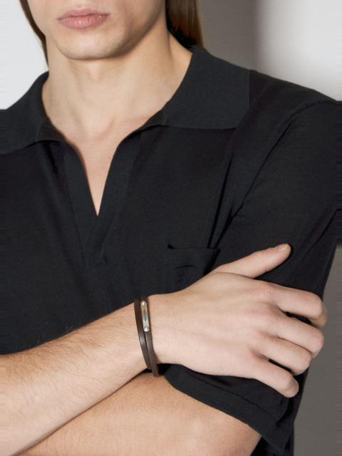 SAINT LAURENT Double-Wrap ID Bracelet