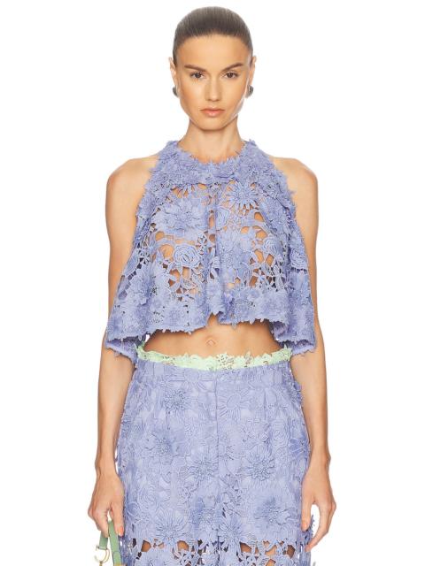 AKNVAS Lola Floral Lace Top