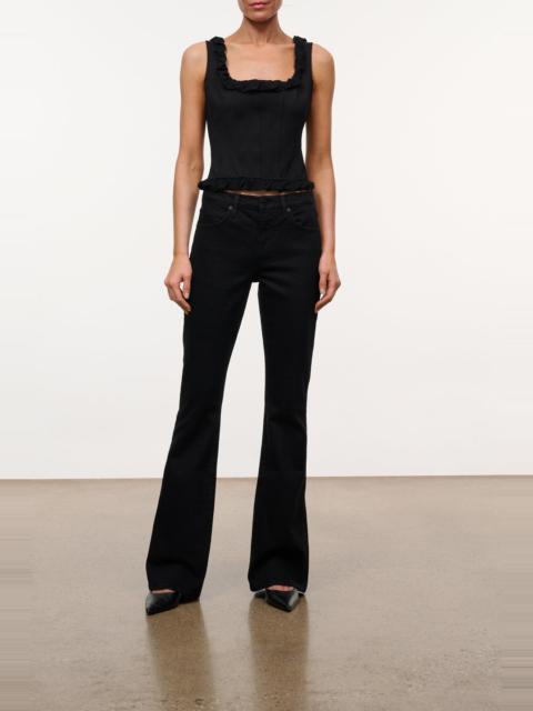 STAUD STAUD FRANKY FLARE JEAN BLACK