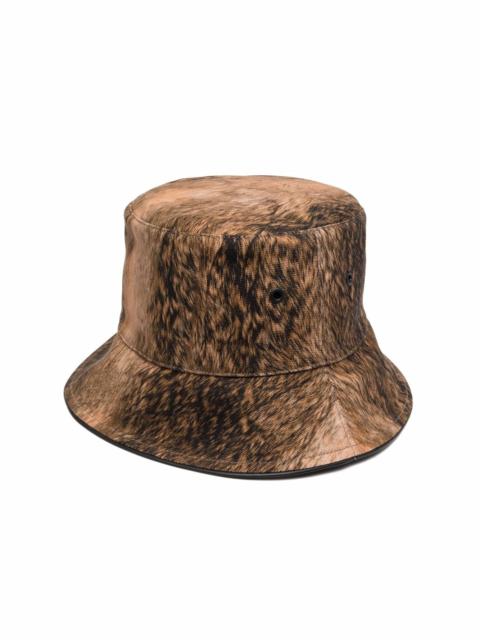 Burberry fur print bucket hat