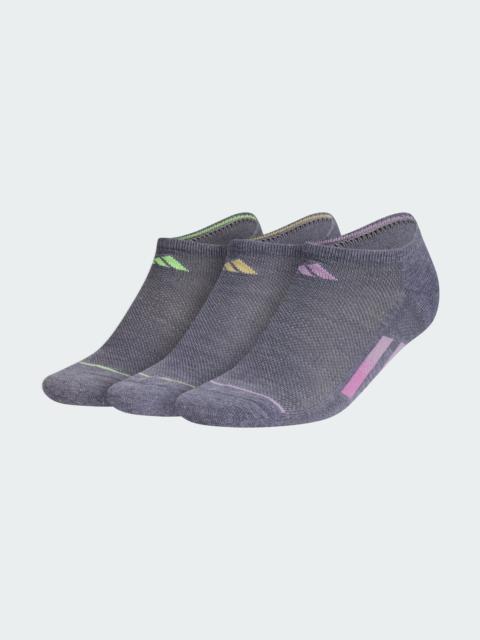 adidas Superlite Stripe No-Show Socks 3 Pairs