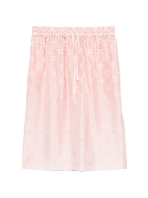 CASABLANCA drawstring-fastening midi skirt