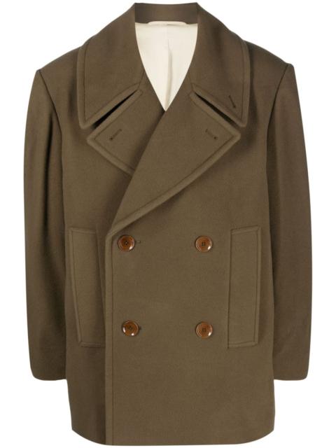 Lemaire wool oversized peacoat